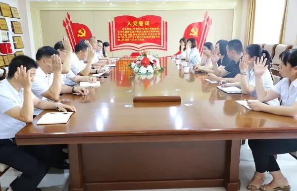长田实业党支部召开入党积极分子确定为发展对象会议